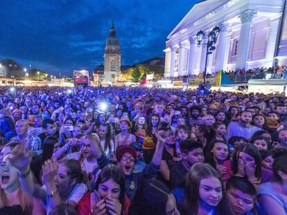 Imagen del pasado día 26 del festival de Darmstadt.