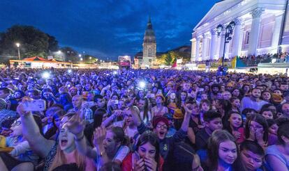 Imagen del pasado día 26 del festival de Darmstadt.