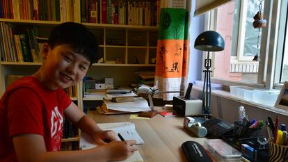 Li Zonghou, estudiante chino de 11 años.