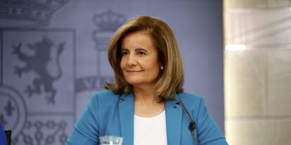 Fatima Ba&ntilde;ez, ministra de Empleo. 