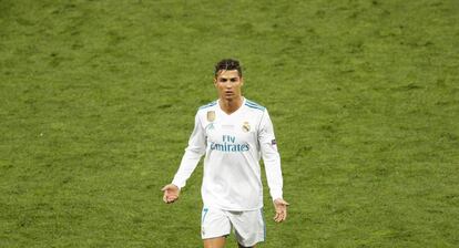 Cristiano Ronaldo, durante la última final de la Champions con el Real Madrid.