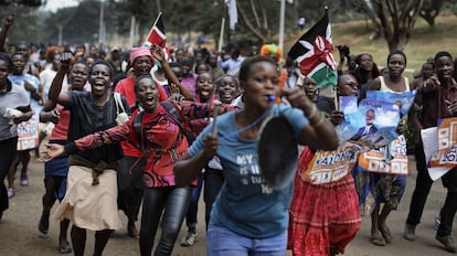 Protestas tras las últimas elecciones en Kenia, cuyo sistema electoral fue puesto en duda por irregularidades.
