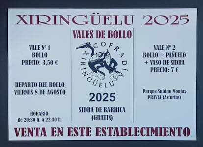 Sidra y bollo preñao suena bien
