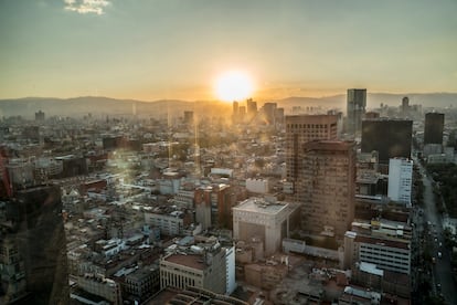 Vista desde el mirador de la torre. 