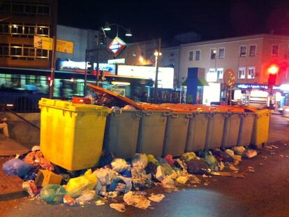 Imagen captada en la plaza de Urgel.