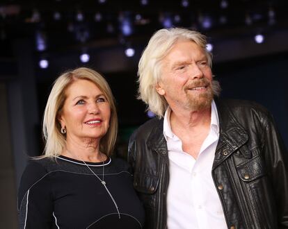 Richard Branson se despide de su mujer, Joan Templeman