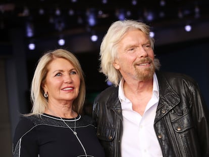 Richard Branson se despide de su mujer, Joan Templeman