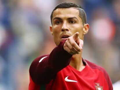 Cristiano Ronaldo, durante el Portugal-Nueva Zelanda.