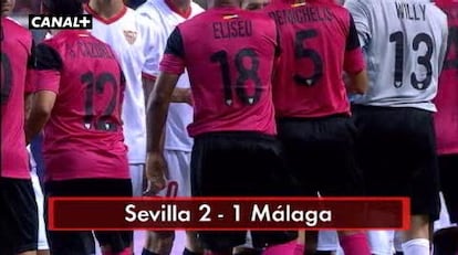 Sevilla 2 - Málaga 1