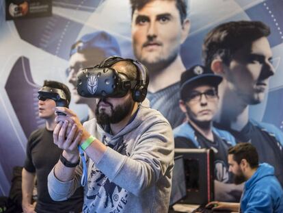 Un jugador disputa una partida durante la edición de Gamergy celebrada el verano pasado.