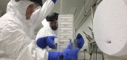Laboratorio de investigación de células madre en el Parque de las Ciencias de Granada.