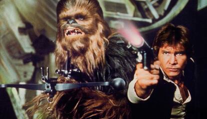 Chewbacca y Han Solo.
