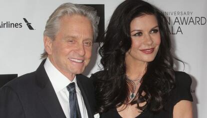 Catherine Zeta-Jones y MIchael Douglas.