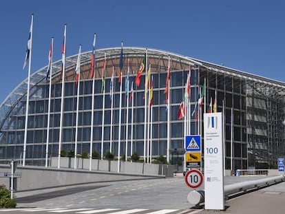 Exterior del Banco Europeo de Inversiones (BEI), en Luxemburgo.