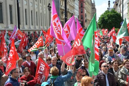 Manifestación del 1 de Mayo en Sevilla