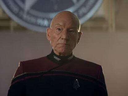 El actor Patrick Stewart, en la nueva temporada de 'Star Trek: Picard', que no llega hasta 2022.