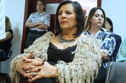 Pilar Abel, durant el judici en què va demanar ser reconeguda com a filla de Salvador Dalí.