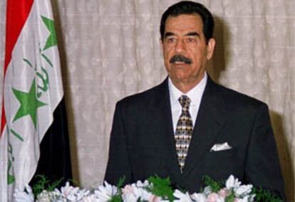 El presidente de Irak Sadam Hussein, en una imagen de archivo