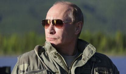 Vladimir Putin, en Siberia, el pasado mes de julio. 