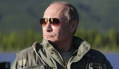 Vladimir Putin, en Siberia, el pasado mes de julio.