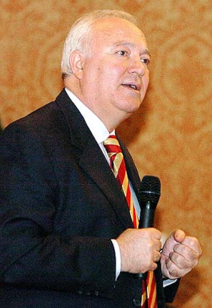 Miguel Angel Moratinos intervino el pasado sábado en un almuerzo organizado por el Consejo España-EE UU en Tampa (Florida).