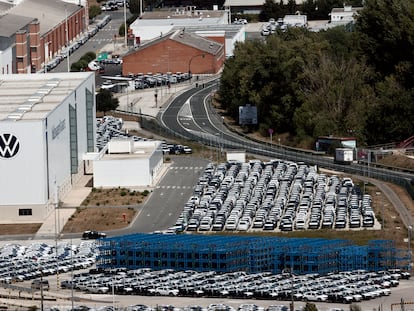 Imagen aérea de la fábrica de Volkswagen Navarra.