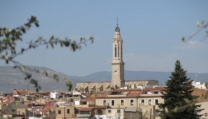 Campanar de l'església de Sant Joan de Valls.