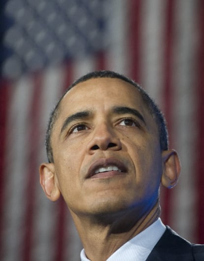 El presidente Obama en una intervención en Hillsboro (Oregón).