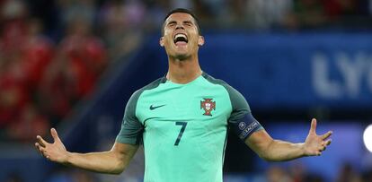 Cristiano Ronaldo celebra el pase a la final.