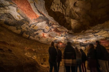 La sala de los toros de Lascaux.