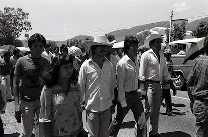 Rogelio Ortega (c) in the period before he was detained and tortured in a clandestine prison in Acapulco. 