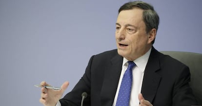 Mario Draghi, presidente del Banco Central Europeo