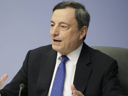 Mario Draghi, presidente del Banco Central Europeo