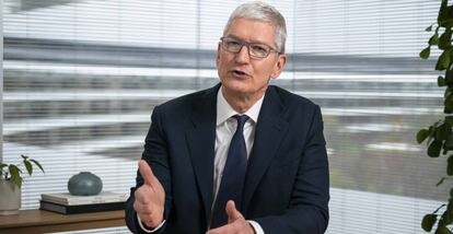 Tim Cook, consejero delegado de Apple, durante su participación en una Conferencia sobre Privacidad.