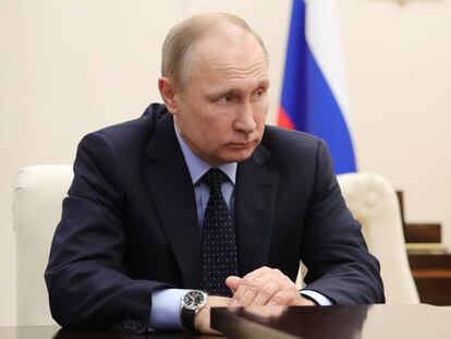 El presidente ruso, Vladímir Putin, este jueves.