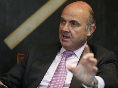 Luis de Guindos, ministro de Economía.