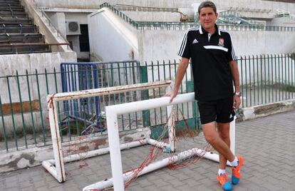 Juan Carlos Garrido, en las instalaciones del Al-Ahly.