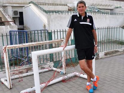 Juan Carlos Garrido, en las instalaciones del Al-Ahly.