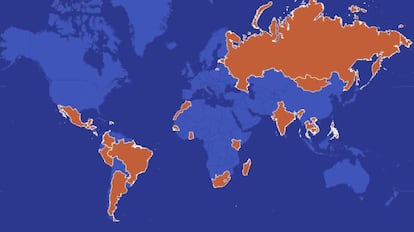 Mapa do turismo sexual no mundo. Clique na imagem para acessar o gráfico interativo.