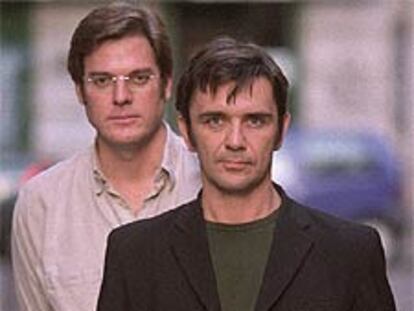 Gilles Grasser y Álvaro Longoria (detrás).