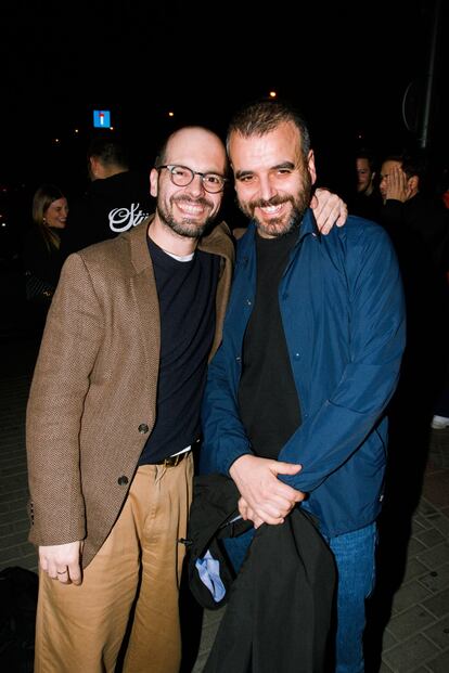 El director de ICON, Daniel García, y el artista Ferran Pla.