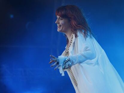 Florence Welch, cantante de Florence and The Machine, en una actuación en el Primavera Sound.