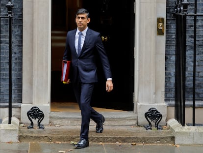 Rishi Sunak abandona Downing Street el pasado 18 de octubre