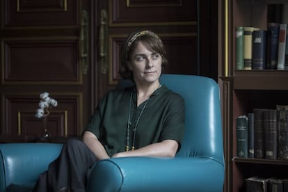 La escritora Sara Mesa, en Barcelona.