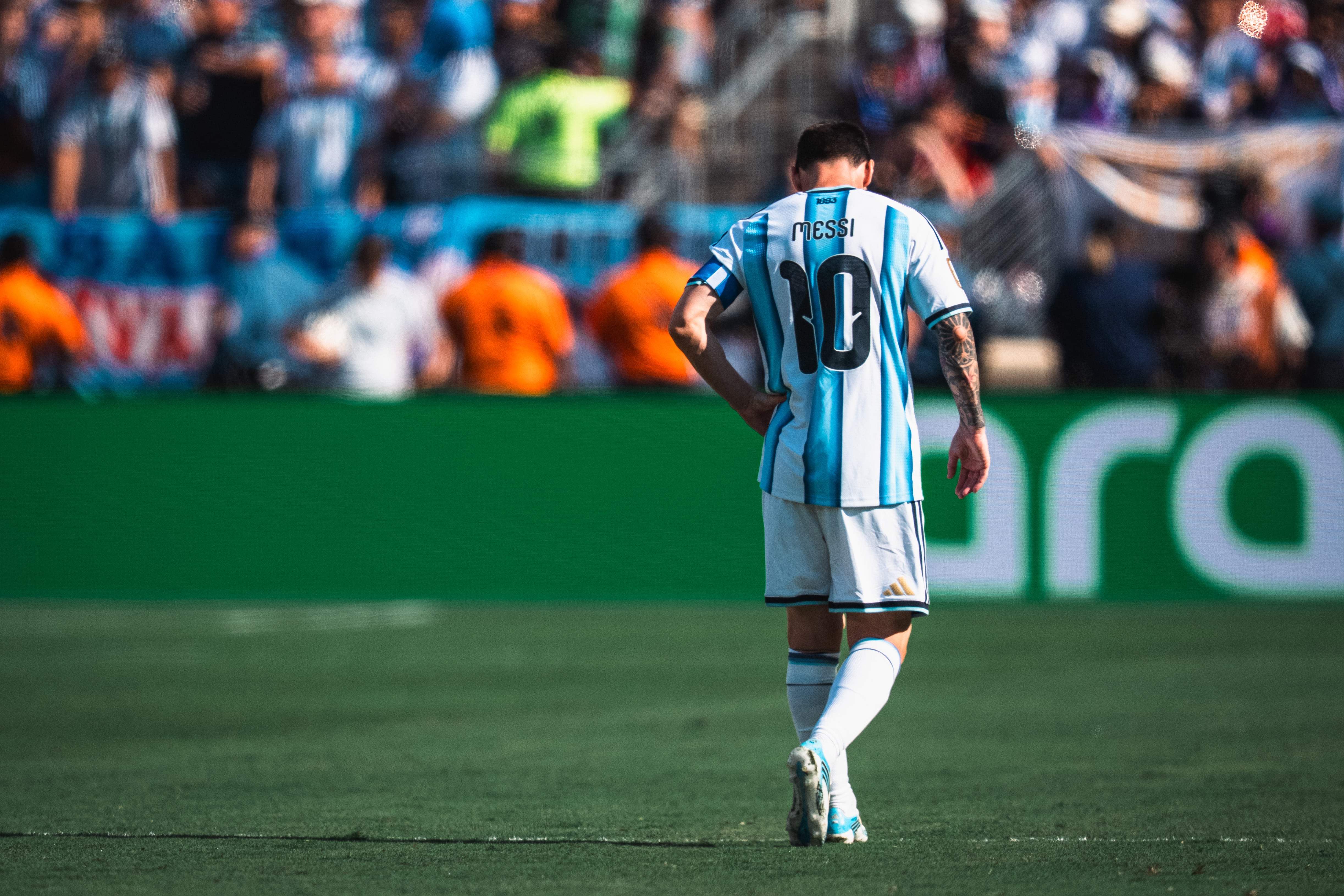 Messi, de liderar las victorias de Argentina contra Suiza e Inglaterra a las lágrimas de la final contra España