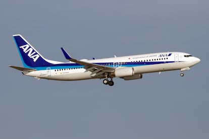 Un Boeing 737-800 de All Nippon Airways en una imagen de archivo.