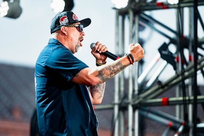 Рэпер B-Real на концерте Cypress Hill в Севилье. Сегодня он выступает на фестивале Río Babel в Мадриде.