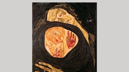 Obra Dead Mother I, d’Egon Schiele, datada el 1910.