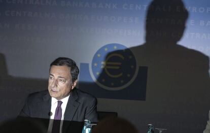 El presidente del Banco Central Europeo (BCE), Mario Draghi. 