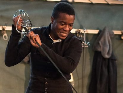 El nigeriano Ladi Emeruwa en el papel de Hamlet.